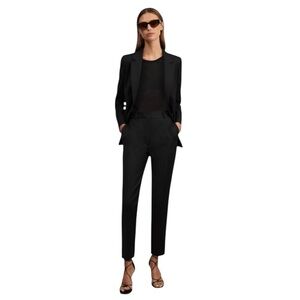 THEORY Women’s Wool Blend Black Classic Blazer Wardrobe Essential Size 4